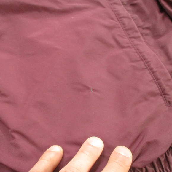 Columbia Vintage 90s Windbreaker Jacket Men's Medium Maroon Full Zip Bugaboo - Picture 13 of 13